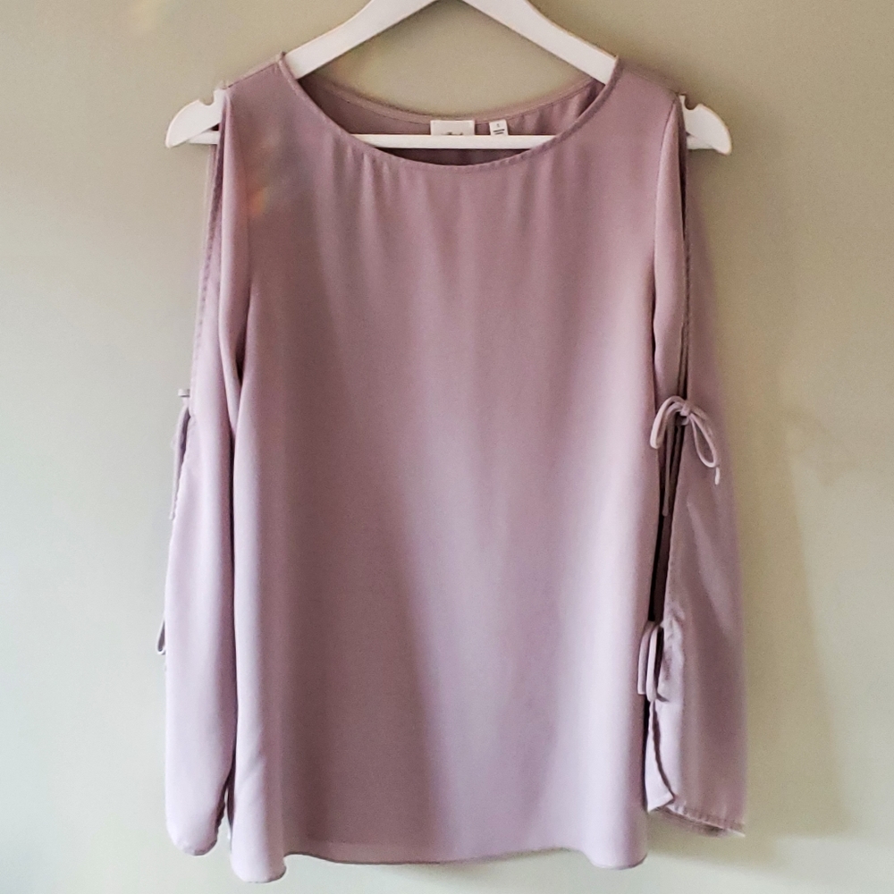 Wilfred S Whimsigoth Feminine Romantic Dainty Contemporary Pastel Chiffon Blouse - Picture 10 of 16